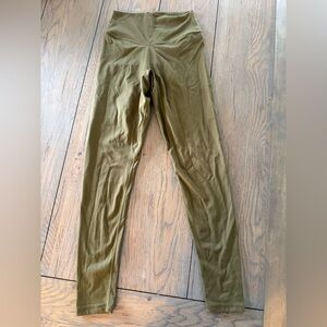 Olive Green Women's Leggings